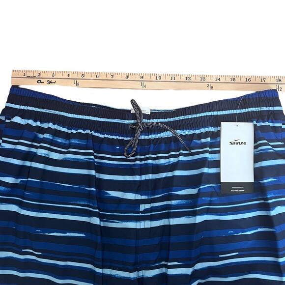 Nike Men's Fade Stripe Breaker Swim Trunks Size XXL - Picture 5 of 9